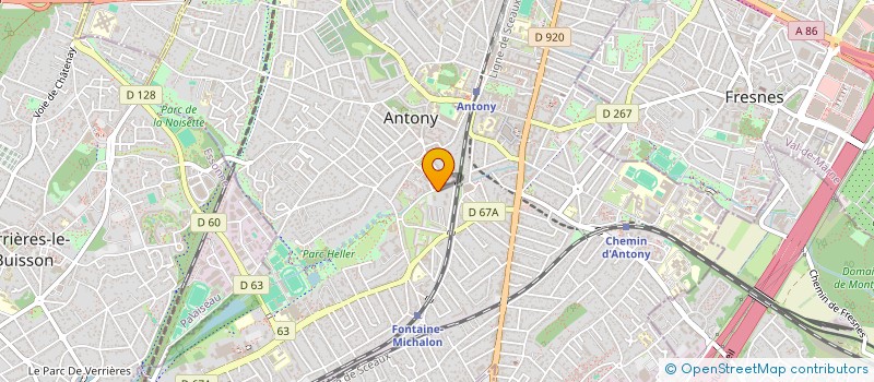 localisation de l'entreprise MONSIEUR PABLO HAMMOUCHE à ANTONY