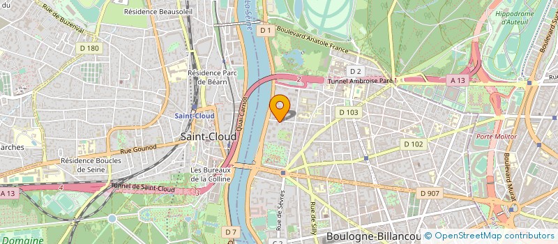 localisation de l'entreprise MONSIEUR PABLO HERNANDEZ MUNOZ  BOULOGNE-BILLANCOURT