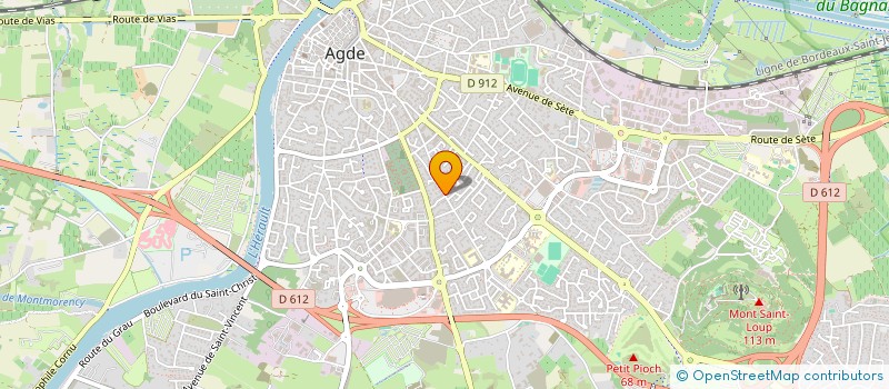 localisation de l'entreprise MONSIEUR PABLO HOPPE  AGDE