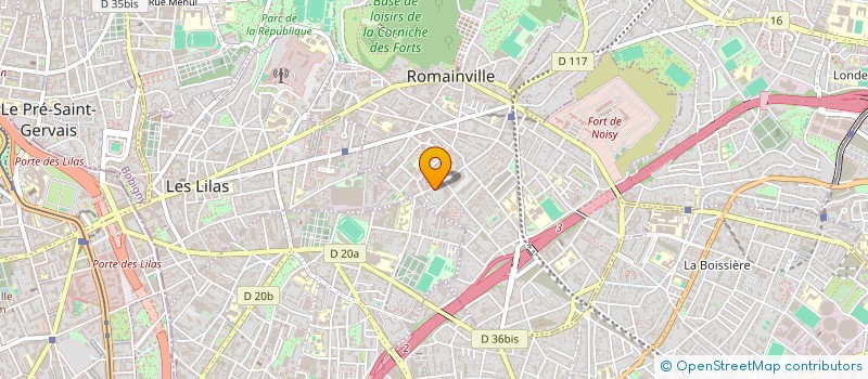 localisation de l'entreprise MONSIEUR PABLO JOSE ESCOBAR NUNELL à ROMAINVILLE