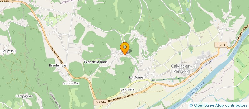 localisation de l'entreprise MONSIEUR PABLO LOPEZ  VEYRIGNAC