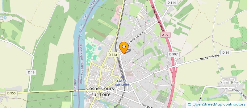 localisation de l'entreprise MONSIEUR PABLO MAGNIN  COSNE-COURS-SUR-LOIRE