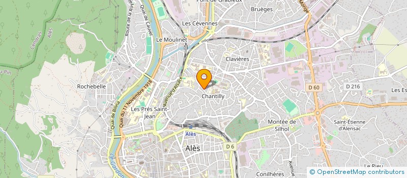 localisation de l'entreprise MONSIEUR PABLO MARIN  ALES