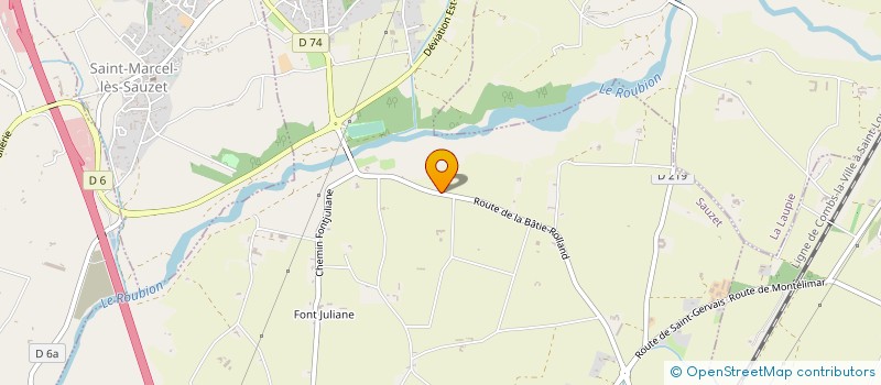 localisation de l'entreprise MONSIEUR PABLO MONSALVE  SAUZET