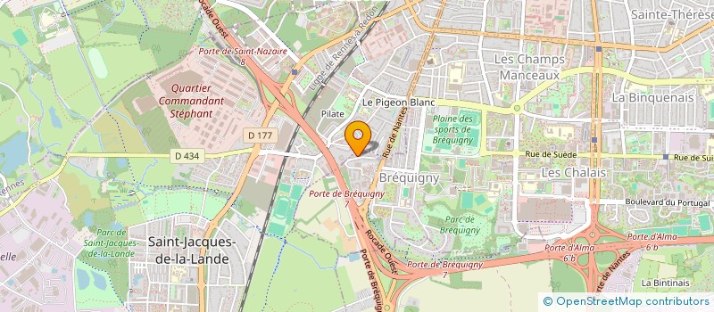 localisation de l'entreprise MONSIEUR PABLO NOEL  RENNES