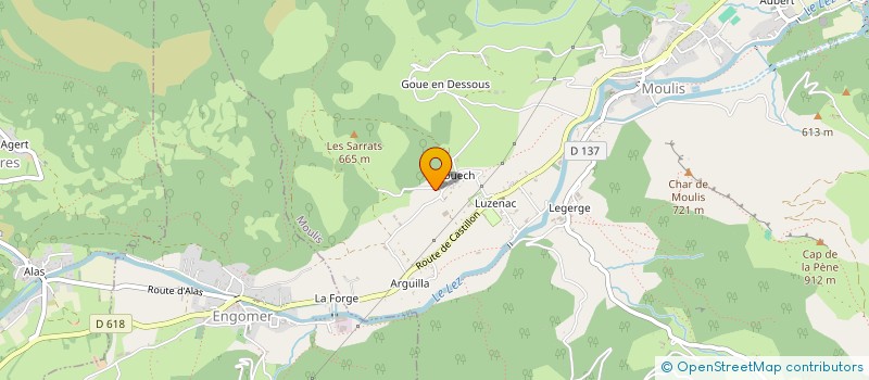 localisation de l'entreprise MONSIEUR PABLO PILLON à MOULIS