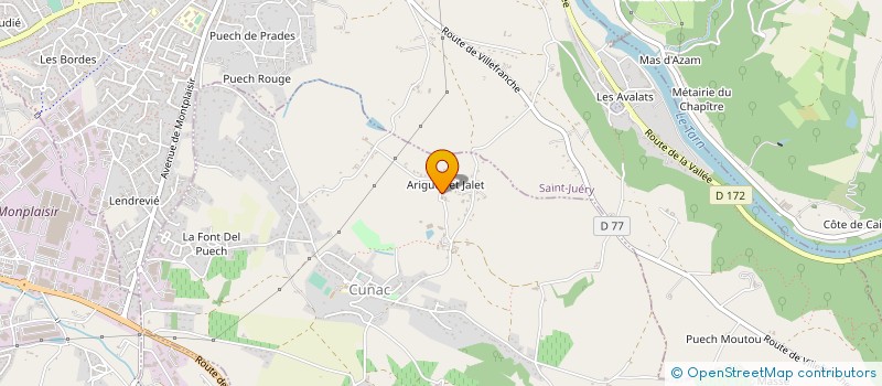 localisation de l'entreprise MONSIEUR PABLO PIQUET  CUNAC