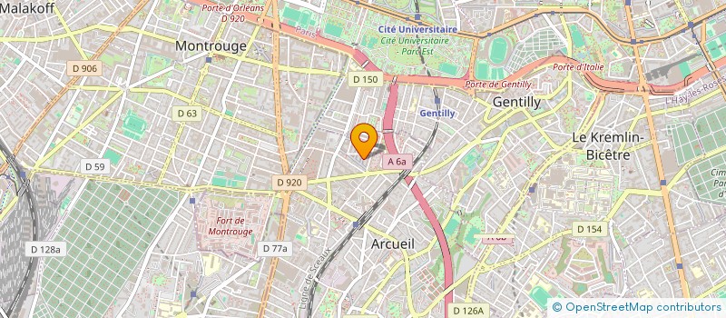 localisation de l'entreprise MONSIEUR PABLO RAMIREZ GARCIA  ARCUEIL