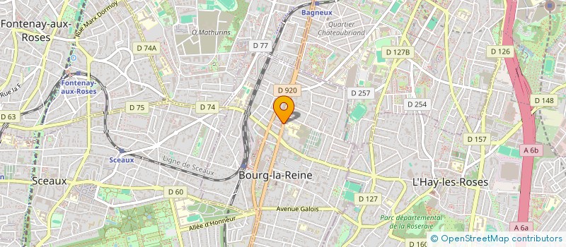 localisation de l'entreprise MONSIEUR PABLO REBUFIE à BOURG-LA-REINE