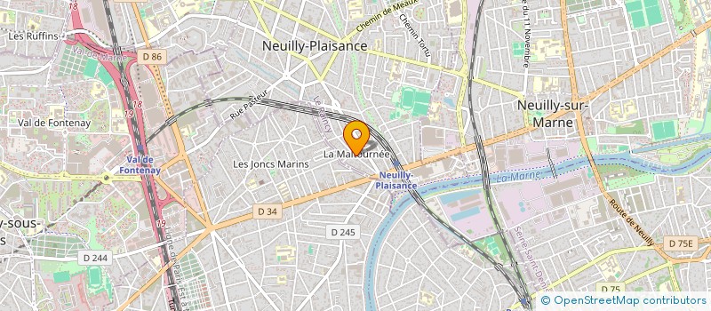 localisation de l'entreprise MONSIEUR PABLO REY à NEUILLY-PLAISANCE
