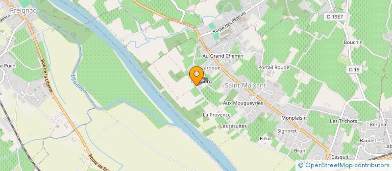 localisation de l'entreprise MONSIEUR PABLO SALINAS KRALJEVICH  SAINT-MAIXANT