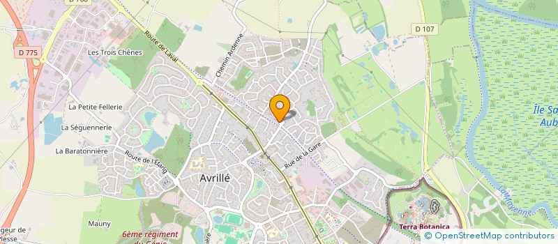 localisation de l'entreprise MONSIEUR PABLO SOLDE  AVRILLE