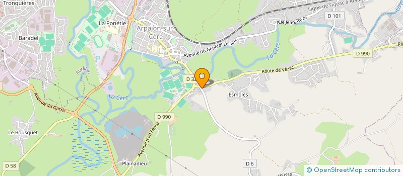 localisation de l'entreprise MONSIEUR PABLO SUAREZ à ARPAJON-SUR-CERE
