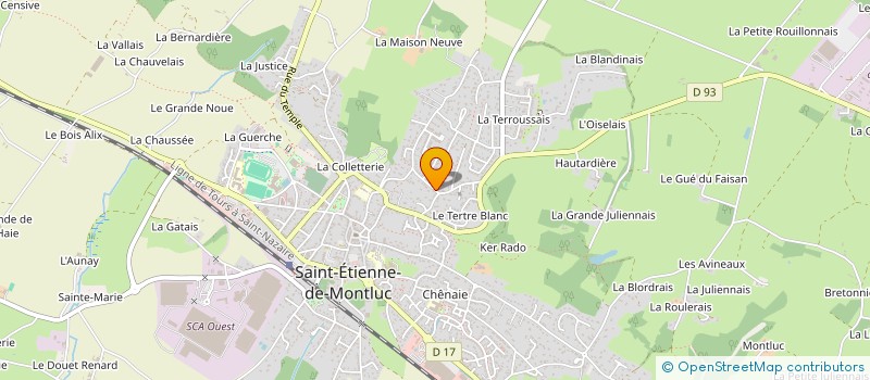 localisation de l'entreprise MONSIEUR PABLO TRIBALLIER  SAINT-ETIENNE-DE-MONTLUC