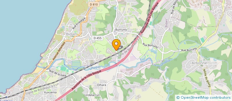 localisation de l'entreprise MONSIEUR PABLO TRIGOS  BIDART