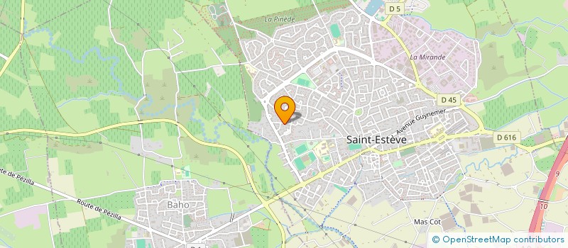 localisation de l'entreprise MONSIEUR PABLO TRIPON  SAINT-ESTEVE