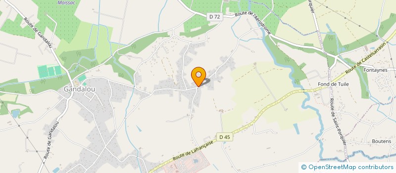 localisation de l'entreprise MONSIEUR PACA EMMANUEL  CASTELSARRASIN