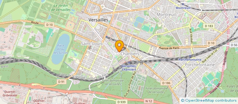 localisation de l'entreprise MONSIEUR PACHA KOUEZI MPAKOU à VERSAILLES
