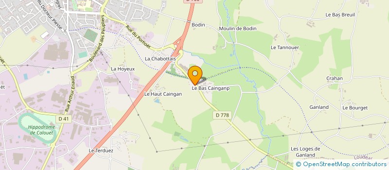 localisation de l'entreprise MONSIEUR PACIFIQUE LE GOFF à LOUDEAC
