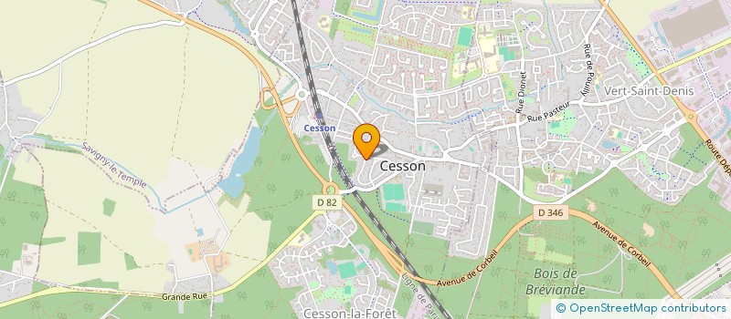 localisation de l'entreprise MONSIEUR PACIFIQUE NSHUTI  CESSON