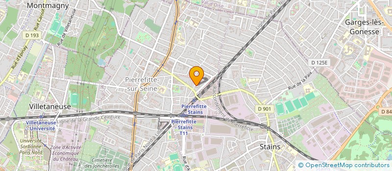localisation de l'entreprise MONSIEUR PACITE DORAFILS à PIERREFITTE-SUR-SEINE