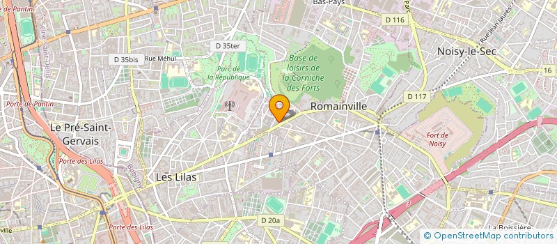 localisation de l'entreprise MONSIEUR PACO BLANDIN à ROMAINVILLE