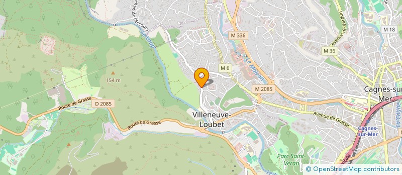 localisation de l'entreprise MONSIEUR PACO BURIE  VILLENEUVE-LOUBET