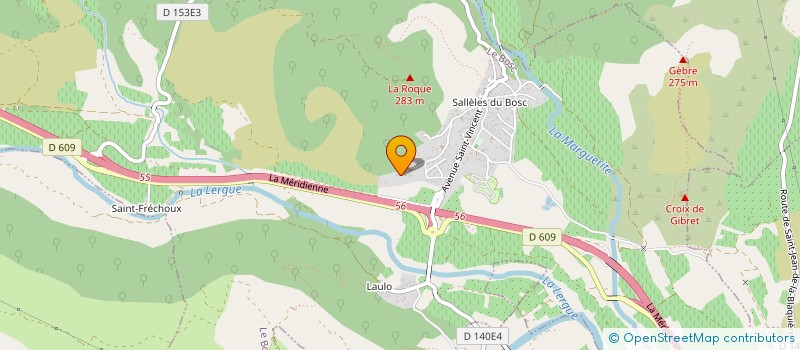 localisation de l'entreprise MONSIEUR PACO CORTES  LE BOSC