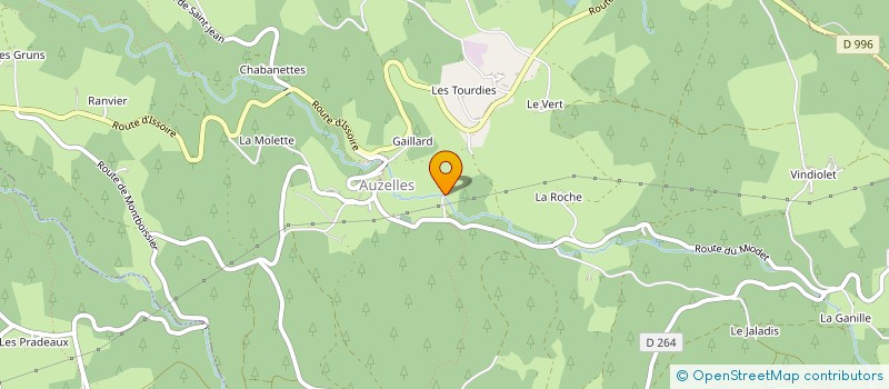 localisation de l'entreprise MONSIEUR PACO COUDERT  TOURS-SUR-MEYMONT