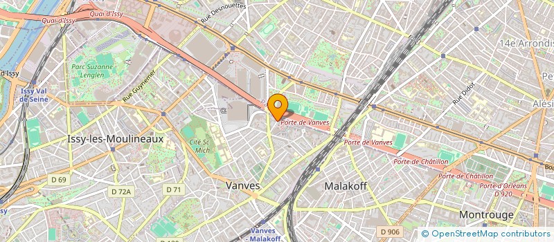 localisation de l'entreprise MONSIEUR PACO COUREAU  VANVES