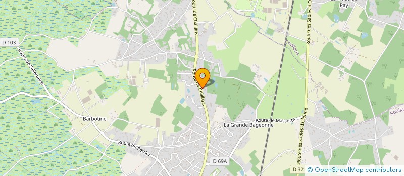 localisation de l'entreprise MONSIEUR PACO DE OLIVEIRA  LE PERRIER