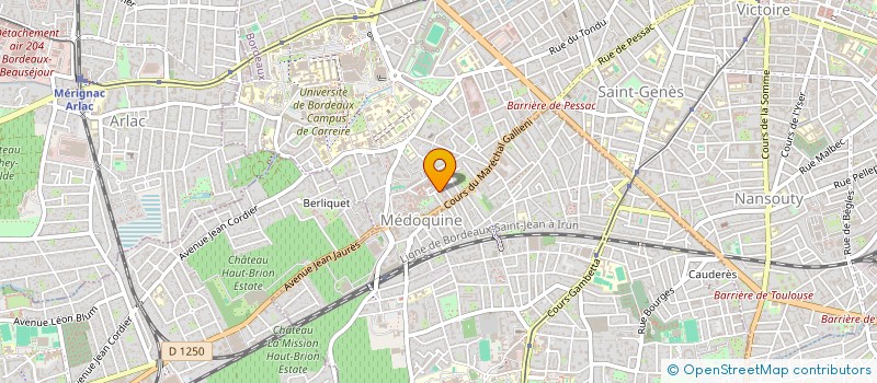 localisation de l'entreprise MONSIEUR PACO DOMINGUEZ  BORDEAUX