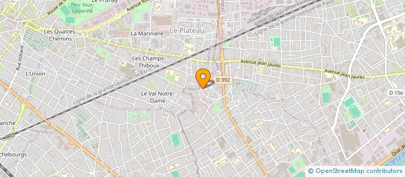 localisation de l'entreprise MONSIEUR PACO MADELENA BASILIO  BEZONS