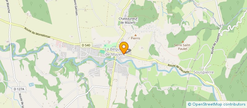 localisation de l'entreprise MONSIEUR PACO PANOSSIAN  LA BEGUDE-DE-MAZENC