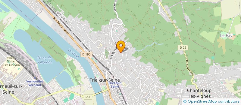 localisation de l'entreprise MONSIEUR PACO PIOLINE SANCHEZ à TRIEL-SUR-SEINE
