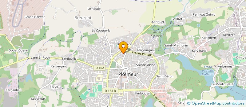 localisation de l'entreprise MONSIEUR PACO TYGREAT  PLOEMEUR