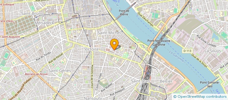 localisation de l'entreprise MONSIEUR PACOME GENDREAU  BORDEAUX