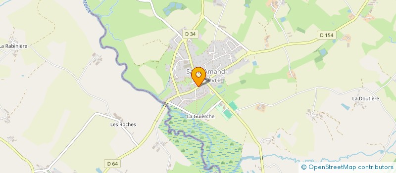 localisation de l'entreprise MONSIEUR PACOME GRAVELEAU  SAINT-AMAND-SUR-SEVRE