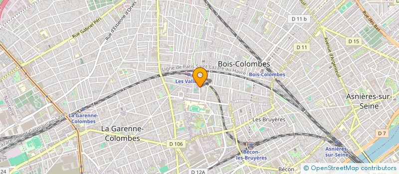 localisation de l'entreprise MONSIEUR PACOME MBOUOPDA à BOIS-COLOMBES