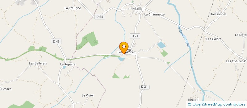 localisation de l'entreprise MONSIEUR PACOME OTMANI à MAILLET