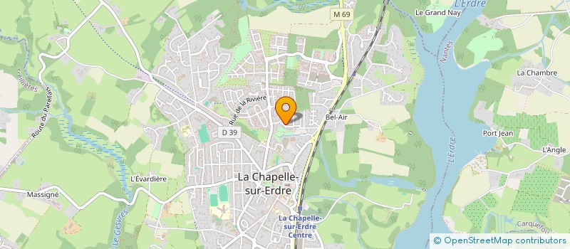 localisation de l'entreprise MONSIEUR PACOME PERTANT  LA CHAPELLE-SUR-ERDRE