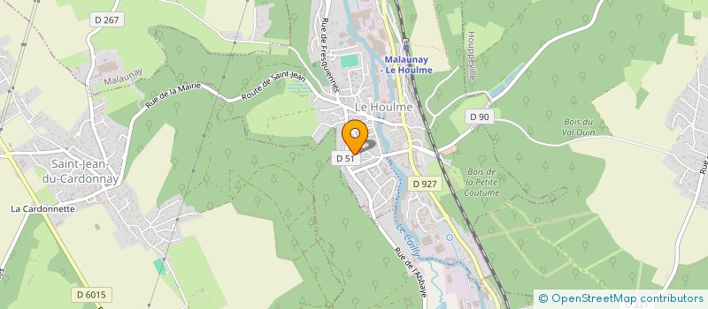 localisation de l'entreprise MONSIEUR PACOME PHILIPPE  LE HOULME