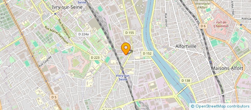 localisation de l'entreprise MONSIEUR PACOME QUOIRIN à VITRY-SUR-SEINE