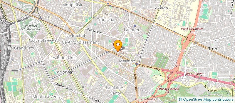 localisation de l'entreprise MONSIEUR PACOME ROBERT  LYON