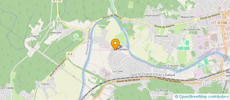 localisation de l'entreprise MONSIEUR PACOME ROCHER  MARSAC-SUR-L'ISLE