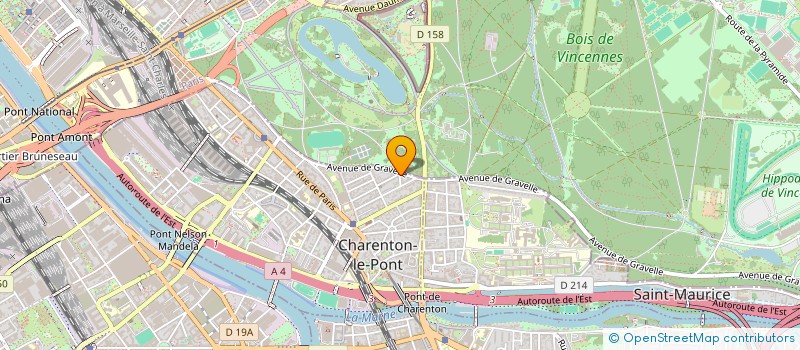 localisation de l'entreprise MONSIEUR PACOMIOS SADEK  CHARENTON-LE-PONT