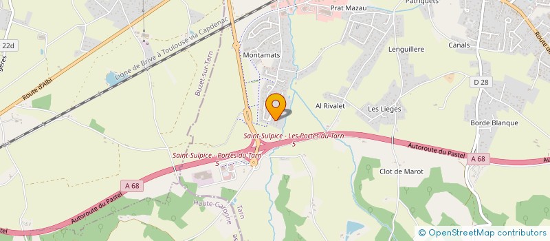 localisation de l'entreprise MONSIEUR PADDY CHARLES VENPIN  SAINT-SULPICE-LA-POINTE