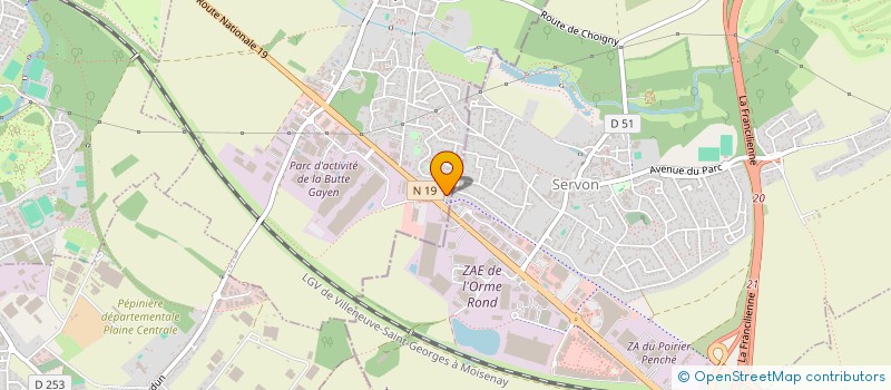 localisation de l'entreprise MONSIEUR PAGAN SOUKOU  SANTENY