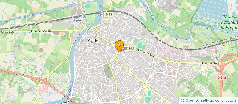 localisation de l'entreprise MONSIEUR PAGNIMDI OUEDRAOGO  AGDE