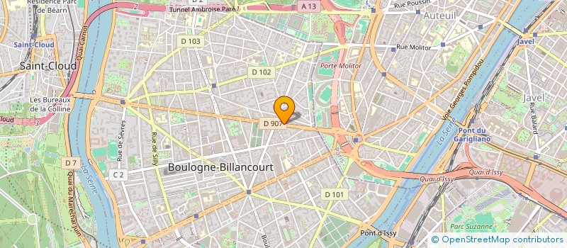 localisation de l'entreprise MONSIEUR PAIKAN POPOVIC-SINDBERG à BOULOGNE-BILLANCOURT